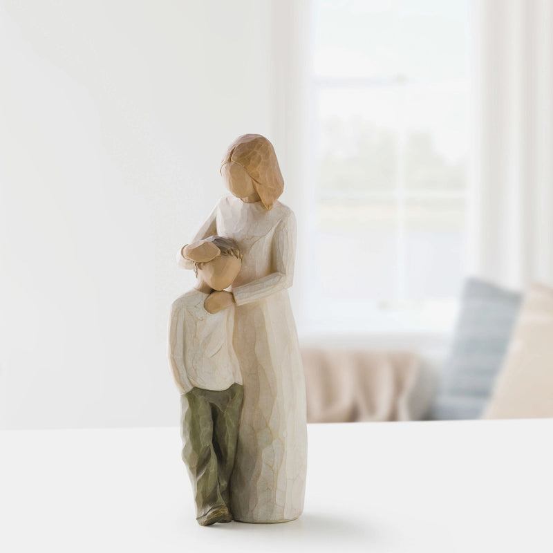 Mother and Son Figurine by Willow Tree