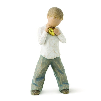 Heart of Gold - Boy Figurine by Willow Tree
