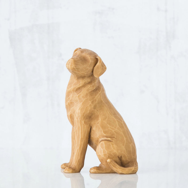 Love my Dog (light) Figurine by Willow Tree