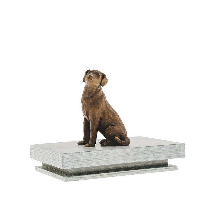 Love my Dog (dark) Figurine by Willow Tree