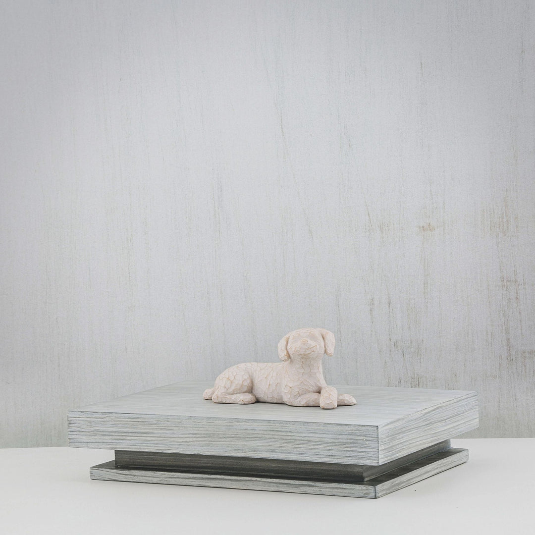Love my Dog (small, lying) Figurine by Willow Tree