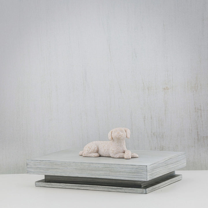 Love my Dog (small, lying) Figurine by Willow Tree