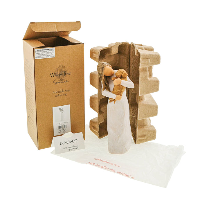 Adorable You ( golden dog) Figurine by Willow Tree