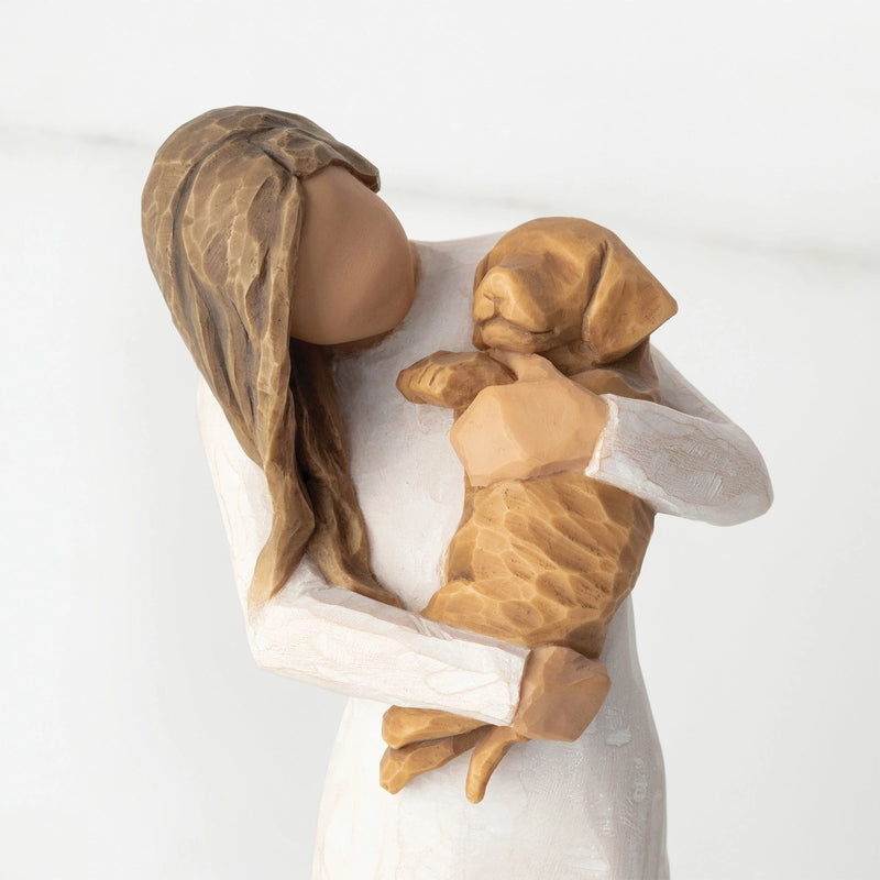 Adorable You ( golden dog) Figurine by Willow Tree