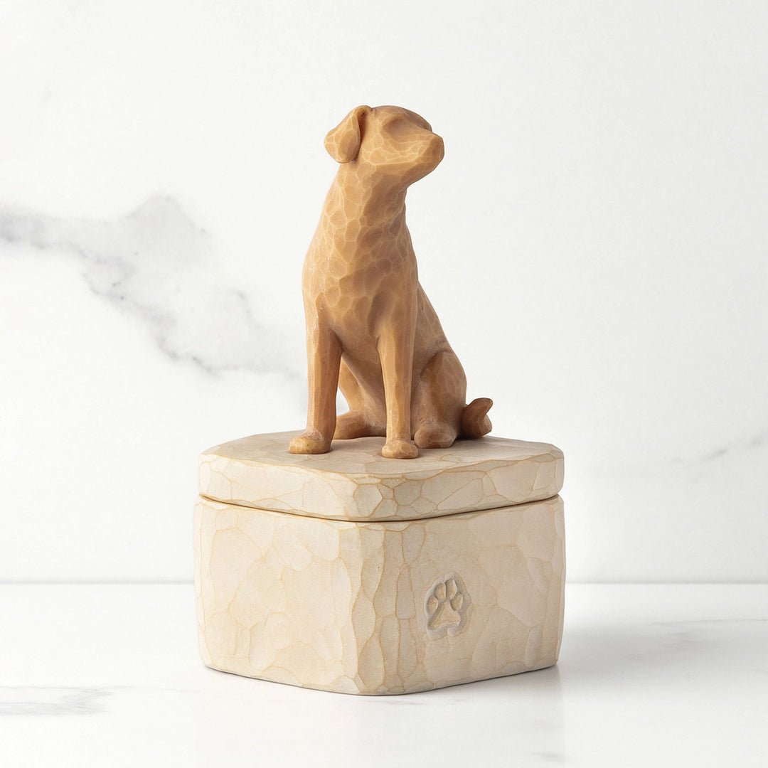 Love my Dog (Golden) Box by Willow Tree