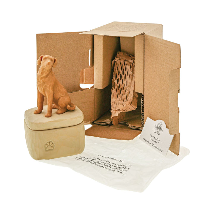 Love my Dog (Golden) Box by Willow Tree