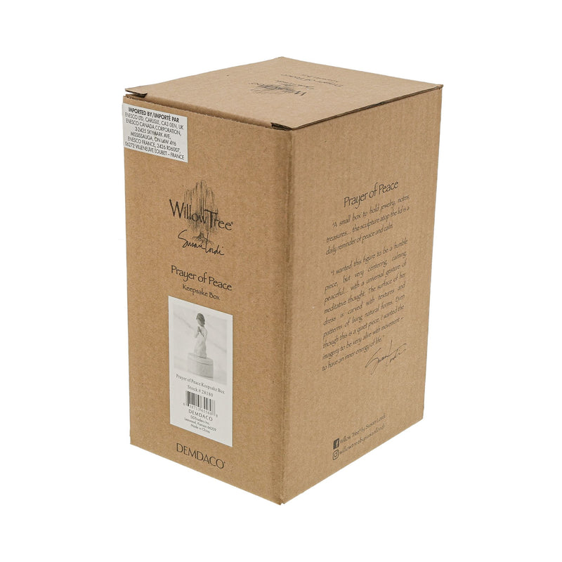 Prayer of Peace Keepsake Box by Willow Tree