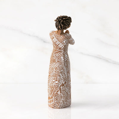 Music Speaks Figurine (darker skin and hair) by Willow Tree