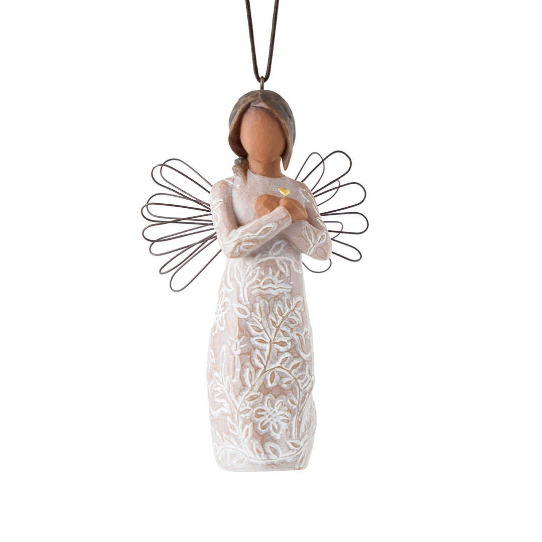 Remembrance Ornament (darker skin and hair) by Willow Tree
