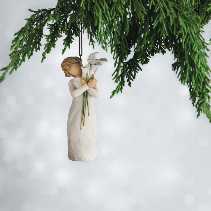 Beautiful Wishes Ornament by Willow Tree